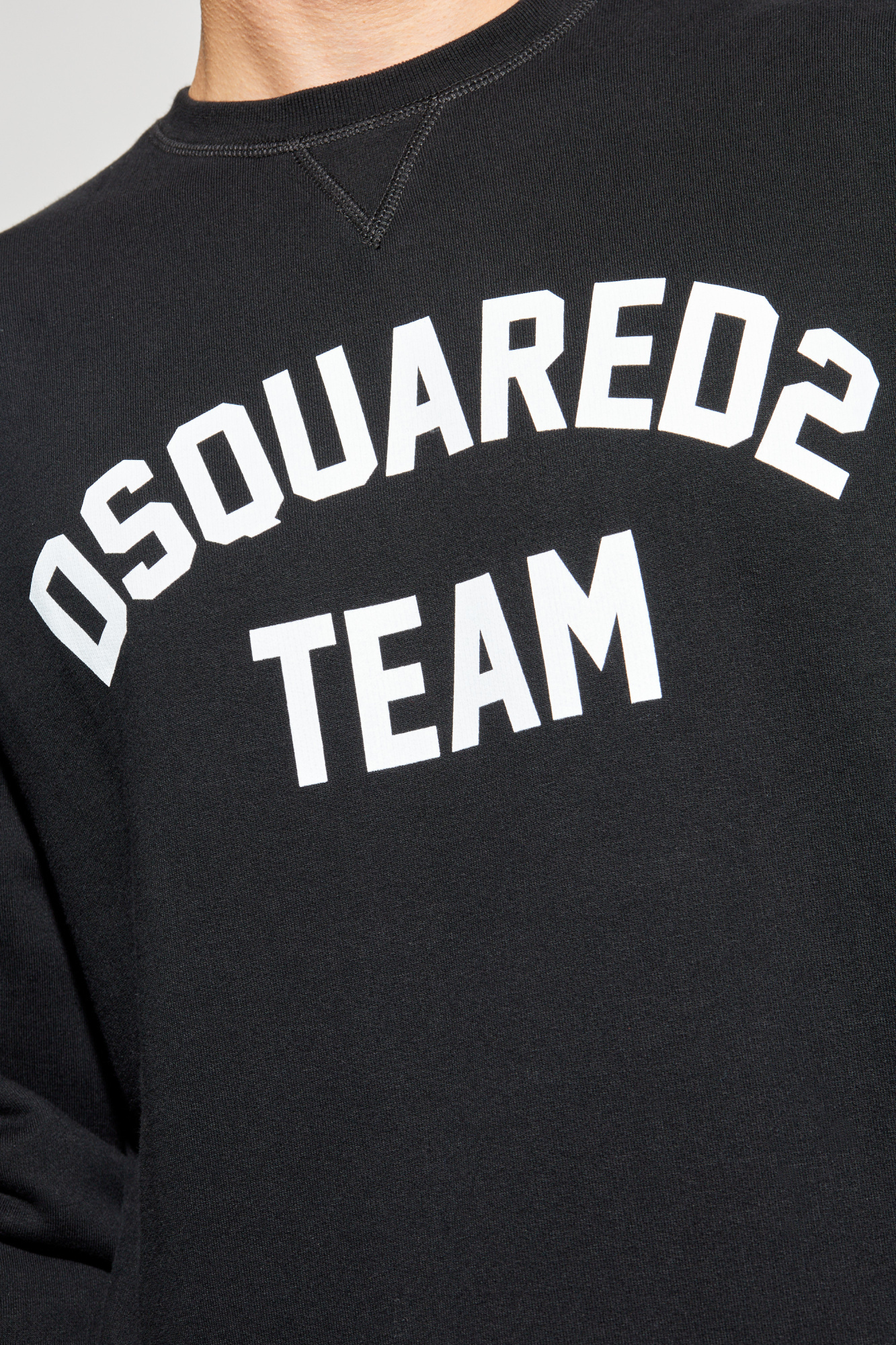 スウェット・トレーナー D SQUARED2 COTTON BLEND SWEATSHIRT WITH MINI LOGO Dsquared2 Icon New Generation cotton-blend sweatshirt for